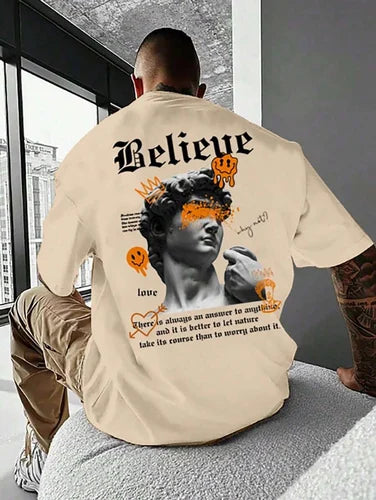 Oversize printed t-shirt