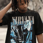 Black printed t-shirt