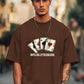 Oversize card printed t-shirt