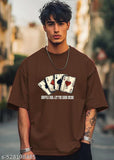 Oversize card printed t-shirt