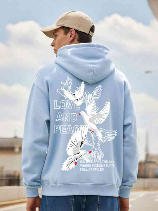 Sky blue hoodies