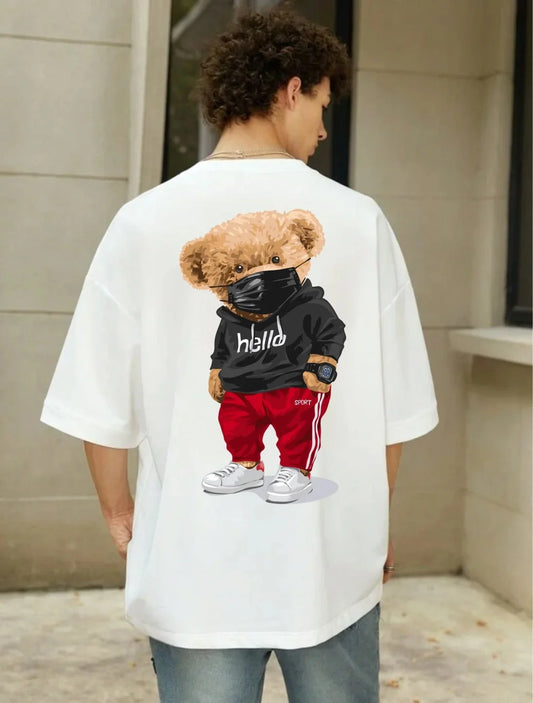 White printed t-shirt